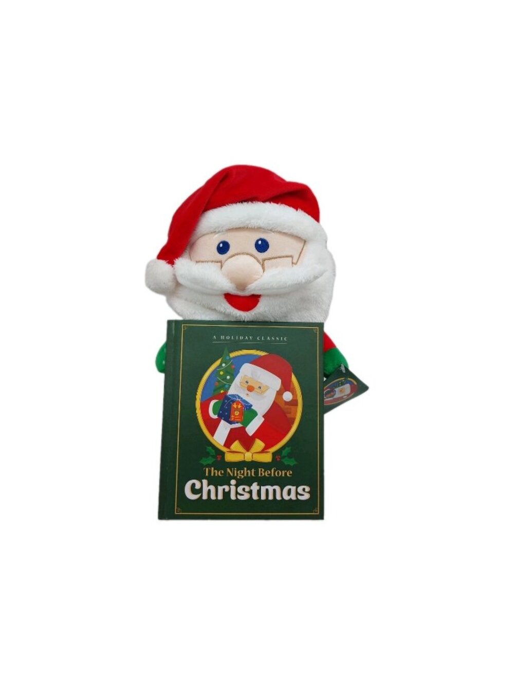 Kohls Cares Christmas Santa Plush Stuffed & How To Catch Santa Book NWT